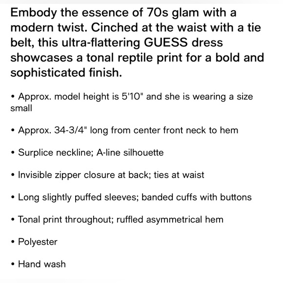 NWT Guess Dress - Picture 4 of 6